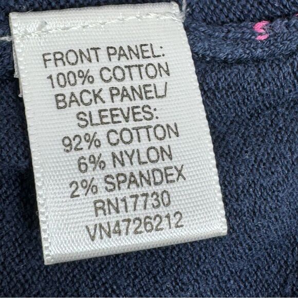 Cherokee Vintage Argyle Button Front Cardigan Sweater Blue Multi Medium - Picture 10 of 12